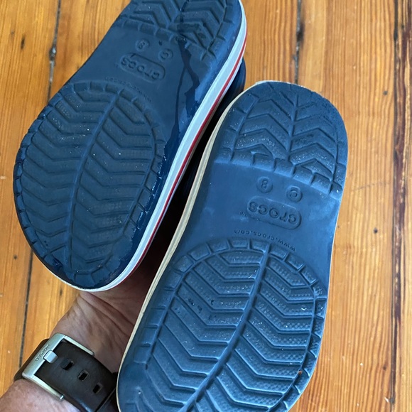 GUC Crocs size T8 navy blue - Picture 2 of 2